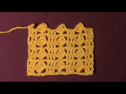 Видео: Узор квадраты крючком
