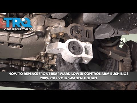 Видео: Как заменить сайлентблоки переднего и заднего нижнего рычага подвески Volkswagen Tiguan 2009-2017