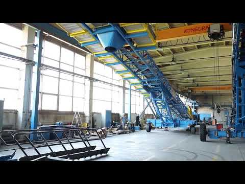 Видео: Portable Stacker Wheel Chassis Testrun / Мобильный Штабелеукладчик (Стакер) заводские испытания.