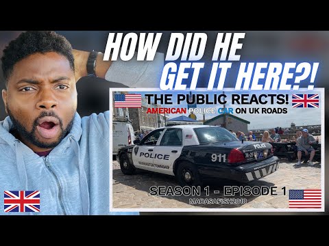 Видео: Американская полицейская машина на дорогах Великобритании! — Brit Reacts