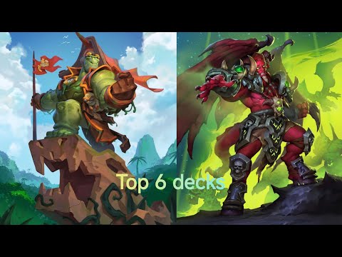 Видео: Первая мета У'нгоро.Топ 6 колод для взятия Легенды. Hearthstone Затерянный город Ун'горо