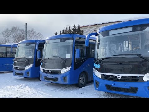 Видео: В Йошкар-Олу прибыла первая партия новых автобусов