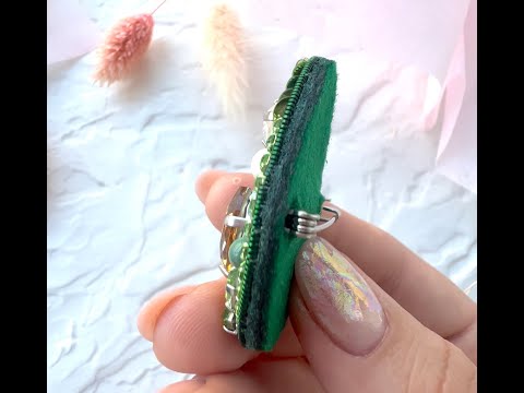 Видео: Безбисерный метод обработки края броши