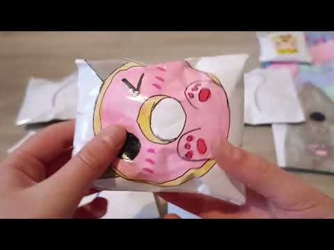 Видео: Распаковка Pushen 1$ vs 100 $ 💐 Бумажные сквиши 💐