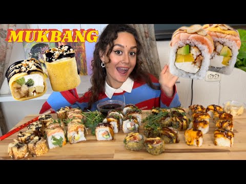 Видео: MUKBANG РОЛЛЫ 🍣 ПИТЕР 😍 Я ЕДУ В ЯПОНИЮ?! 😱