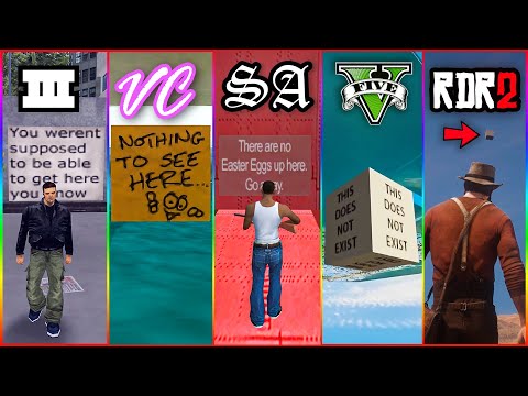 Видео: «ЭТОЙ ПАСХАЛЬКИ НЕ СУЩЕСТВУЕТ» в каждой игре GTA и RDR