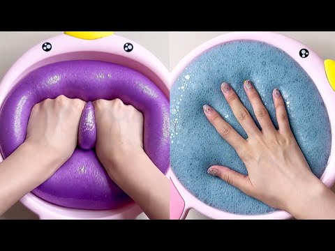 Видео: Самые расслабляющие и приятные видео со слаймами #315 //Быстрая версия // Слайминг //