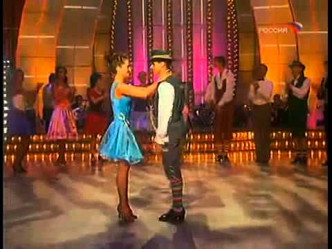 Видео: Шоу "Танцы со звездами" 2006г. Полька