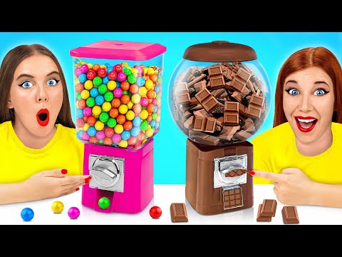 Видео: Жевательная Резинка vs Шоколадная Еда Челлендж #2 от Multi DO Fun Challenge