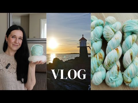 Видео: Крашу Пряжу. Тку новый палантин. Результаты конкурса.