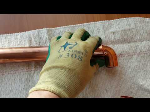 Видео: Изготовление медной укрепляющей колонны 42-1000, этап 1