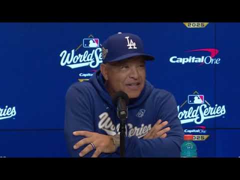 Видео: Дэйв Робертс раскрывает план питчинга Сёхея Отани и Ёсинобу Ямамото в седьмой игре Мировой серии ...