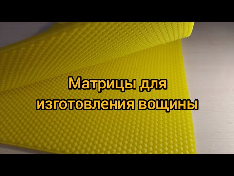 Видео: Матрица для вощины купить