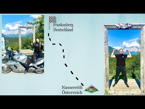 Видео: Мотопутешествие из Германии в Австрию на Honda Blackbird
