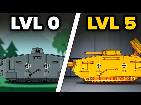 Видео: WW1 Тank Level Up | Animation
