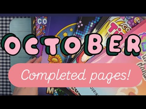 Видео: Октябрь 2025 г. Завершенные раскраски!