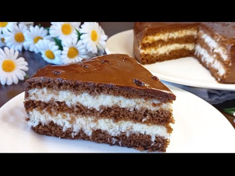 Видео: Торт Баунти тает во рту!Просто и очень вкусно.