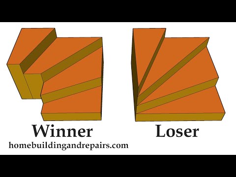 Видео: Как спроектировать и спланировать четырёхступенчатую винтовую лестницу, соответствующую большинст...