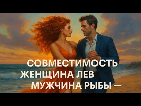 Видео: Совместимость - Женщина Лев - Мужчина Рыбы - Танец на Песке Любви #лев #рыбы #совместимость #любовь