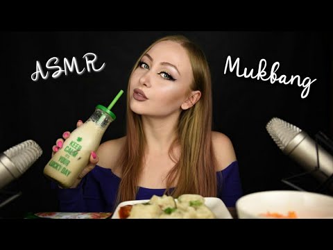 Видео: ASMR Mukbang / Асмр Манты / Отвечаю сколько мне лет / Звуки еды / Eating / шепот / whisper / Итинг