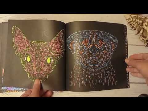 Видео: #coloringbook Законченная раскраска Магия Чëрного😍☺💞