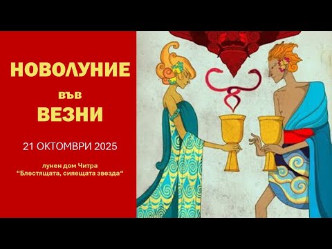 Видео: 💛💛НОВОЛУНИЕ във ВЕЗНИ 21 ОКТОМВРИ 2025: ВРЪЗКИ, ОТНОШЕНИЯ и СТРАСТИ
