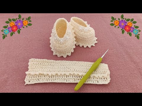 Видео: ОЧЕНЬ ЛЕГКАЯ ОБУВЬ ВЯЗАНО КРЮЧКОМ