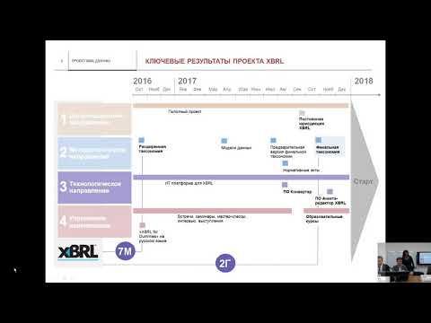 Видео: Электронный формат представления отчетных данных на базе спецификаций XBRL