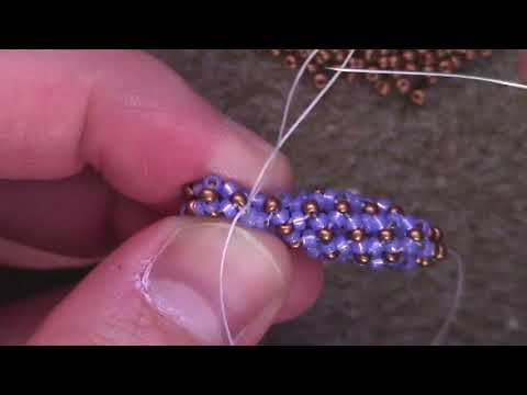 Видео: Изучите основы шитья синелью — урок по бисероплетению от Aura Crystals