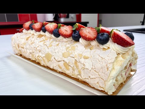 Видео: МЕРЕНГОВЫЙ РУЛЕТ! САМЫЙ ВКУСНЫЙ!