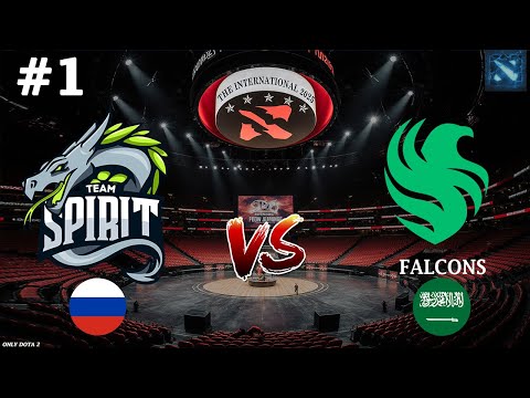 Видео: ЛУЧШАЯ КАРТА ИНТА! | Spirit vs Falcons #1 (BO3) The International 2025