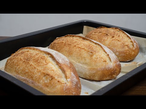 Видео: Охладите тесто на ночь! Приготовьте самый вкусный хлеб на следующий день