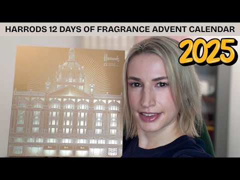 Видео: Адвент-календарь ароматов Harrods 2025 | 12 дней ароматов Harrods