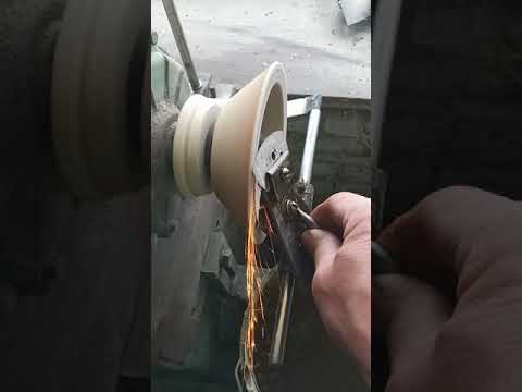Видео: заточка полукруглых ножей, доработка.