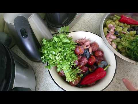 Видео: Сливовый и виноградный соус на зиму