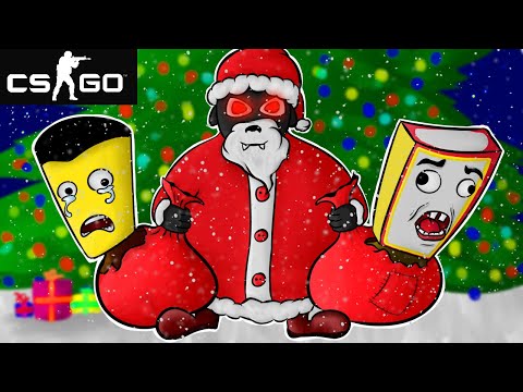 Видео: ЧТО ЭТОТ ДЕД МОРОЗ СЕБЕ ПОЗВОЛЯЕТ!? УГАРНЫЕ ПРЯТКИ С SODAEFFECT И ГЛЮКОМ. (CS GO)