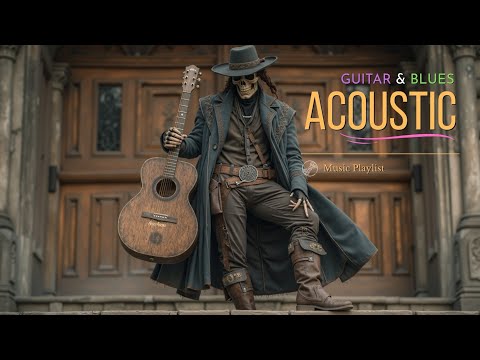 Видео: Нежные акустические блюзовые вибрации ~ Расслабляющая фингерстайл гитара для глубоких душ