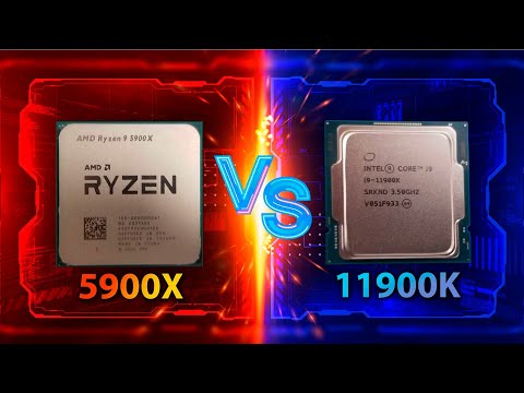 Видео: 🔎Ryzen 9 5900X vs Core i9-11900K, Rocket Lake против Zen 3, сравнение лучших топ CPU 2021