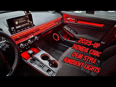 Видео: УСТАНОВКА ПОДСВЕТКИ В СТИЛЕ OEM ДЛЯ НОВОГО ПОКОЛЕНИЯ CIVIC!