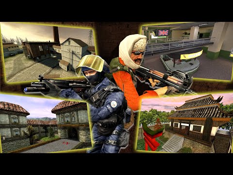 Видео: Забытые официальные новые карты Counter Strike