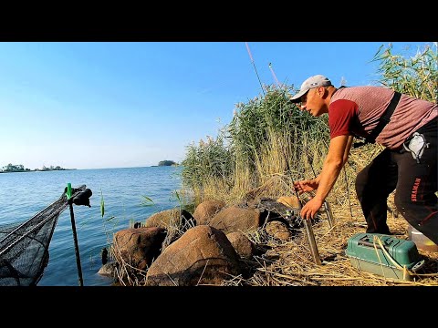 Видео: ЛЕЩ ПОШЕЛ! КЛЮЕТ УСТАНЕШЬ БЕГАТЬ  Рыбалка на острове