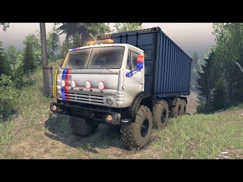 Видео: SpinTires обзор мода ( КамаЗ - 6540 v2.0 ) Доработка