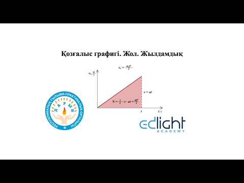 Видео: Қозғалыс графигі, жол, жылдамдық