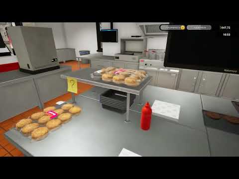 Видео: 🍔Fast Food Simulator - "У АШОТА" #2 | No commentary gameplay