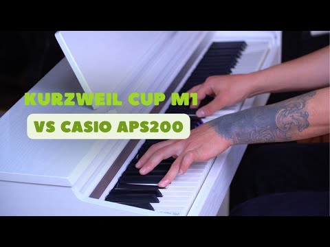 Видео: Kurzweil CUP M1 VS Casio Celviano APS200 | Основные моменты, слушаем звук, разбор приложения Casio