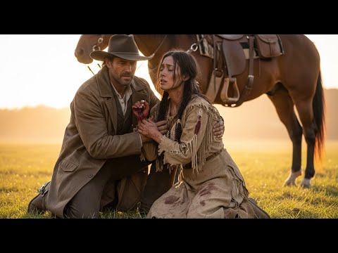 Видео: «Пожалуйста… только не снова», — умоляла апачиха. Ковбой отступил… и застыл в шоке.