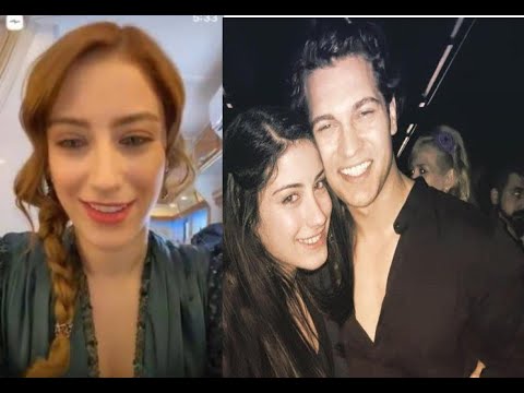 Видео: «Прямой эфир Хазал Кая из ее дома ознаменовался голосом Чагатая Улусоя.