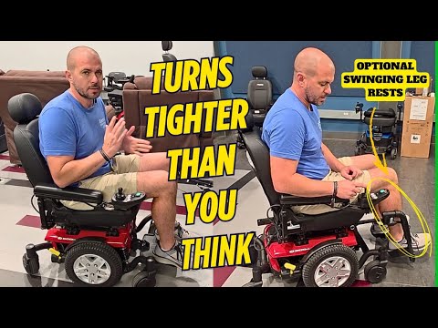 Видео: Вы будете поражены плавностью хода этого кресла! | Обзор Jazzy 600 ES