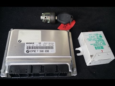 Видео: Замена ключа зажигания BMW X5 4.4 DME EWS e53