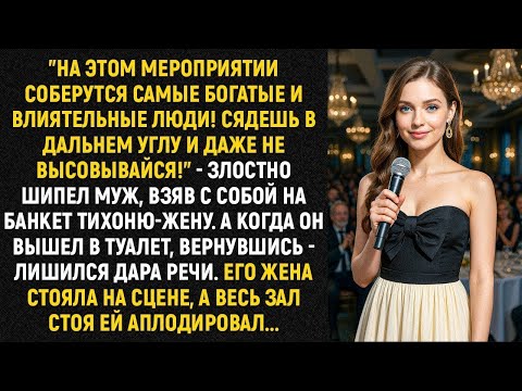 Видео: На этом мероприятии соберутся самые богатые и влиятельные люди! Сядешь в дальнем углу!_ - шипел муж